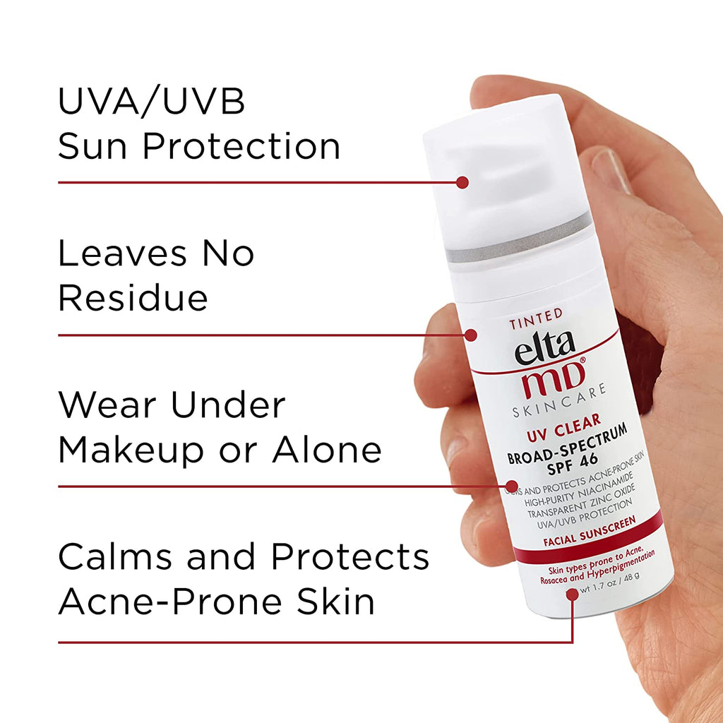EltaMD UV Clear Tinted Face Sunscreen, SPF 46