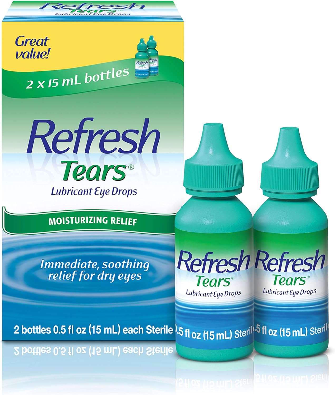 Refresh Tears Lubricant Eye Drops Preserved Tears,30 mL
