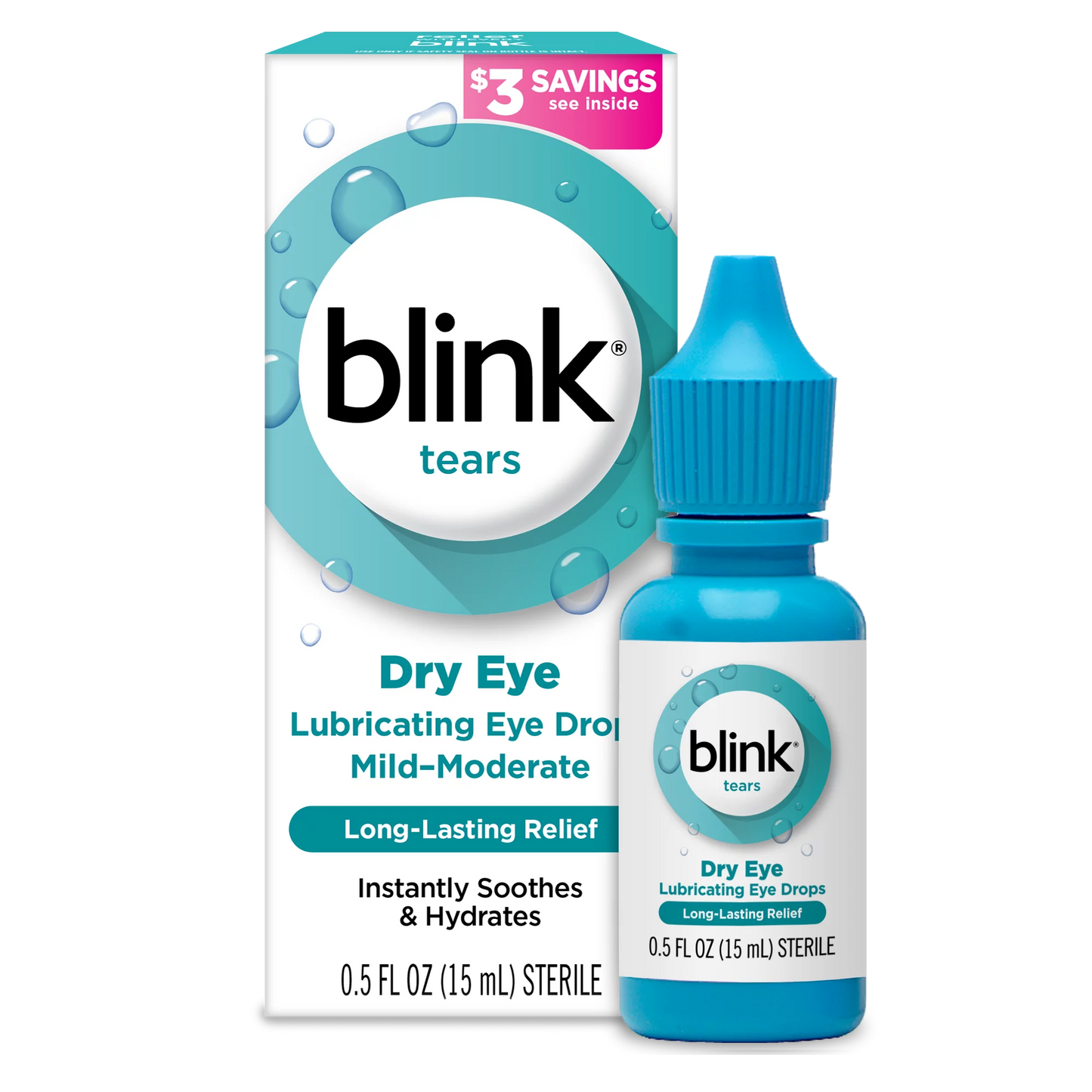 Blink Tears Eye Drops Size 0.5 fl. Oz.