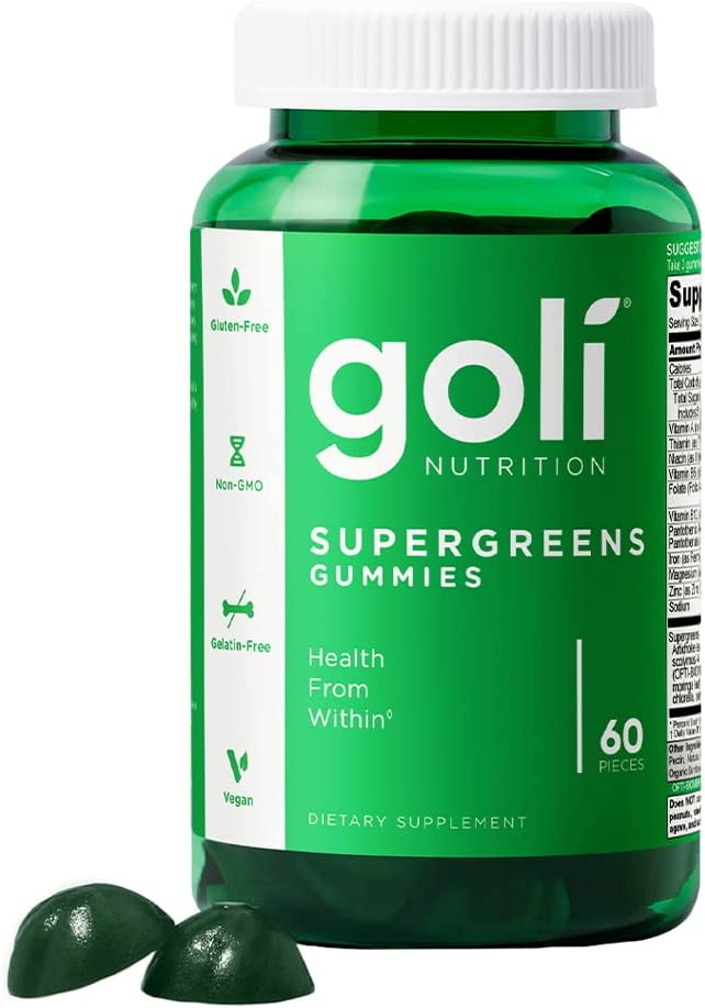 Goli SuperGreen Gummy Vitamin - 60 count