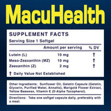MacuHealth Triple Carotenoid Formula for Adults - Eye Vitamins for AMD and Dry Eyes (90 Softgels, 3 Month Supply)