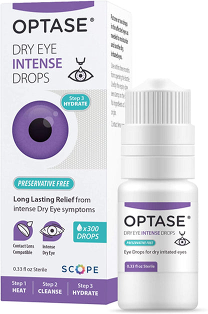 Optase Dry Eye Intense Drops - Preservative Free Eye Drops