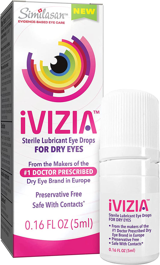iVIZIA Eye Drops For Dry Eyes, 0.16 oz