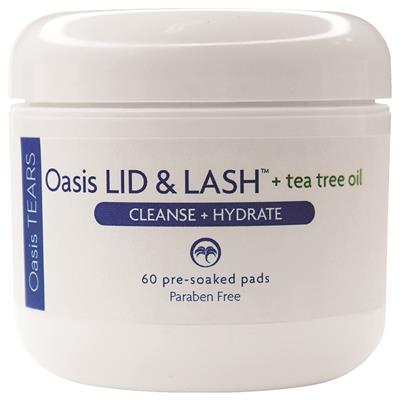 Oasis LID & LASH® + Tea Tree Oil Eyelid & Lash Cleansing Pads 60 ct