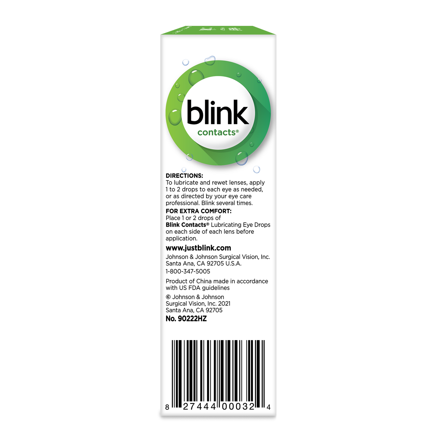 Blink Contacts Lubricating Eye Drops