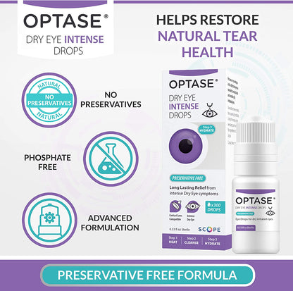 Optase Dry Eye Intense Drops - Preservative Free Eye Drops