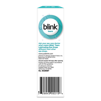 Blink Tears Eye Drops Size 0.5 fl. Oz.