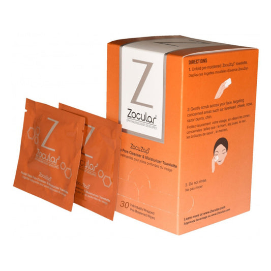 ZocuZap Facial Cleanser and Moisturizer 30 ct