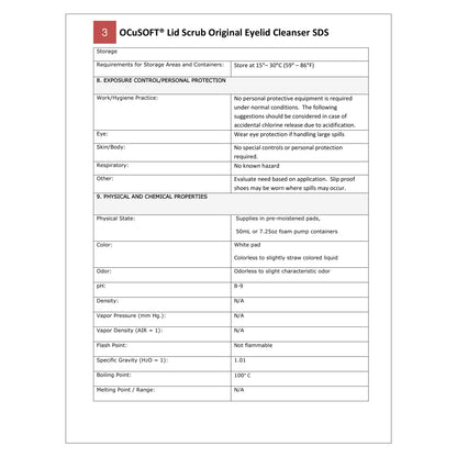 Ocusoft Lid Scrub Original Compliance Kit