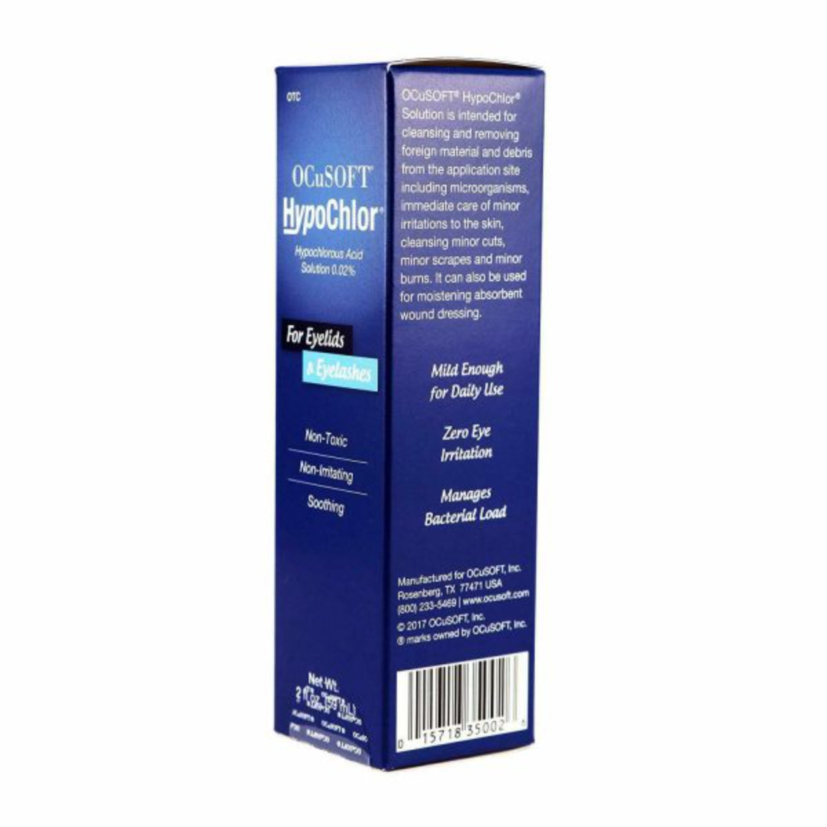 Ocusoft Hypochlor Spray .02% 2oz