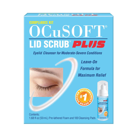 Ocusoft Lid Scrub Plus Compliance Kit