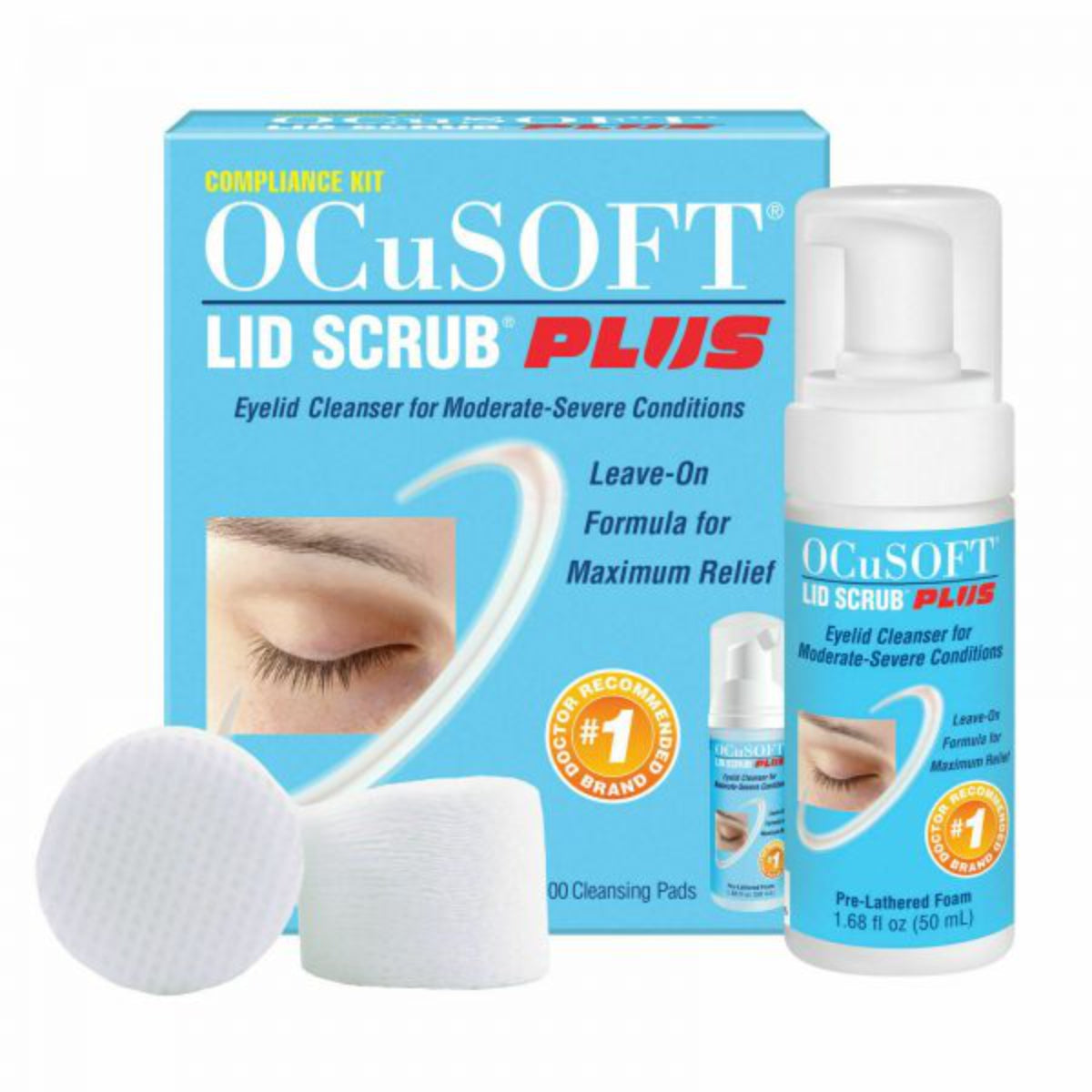 Ocusoft Lid Scrub Plus Compliance Kit