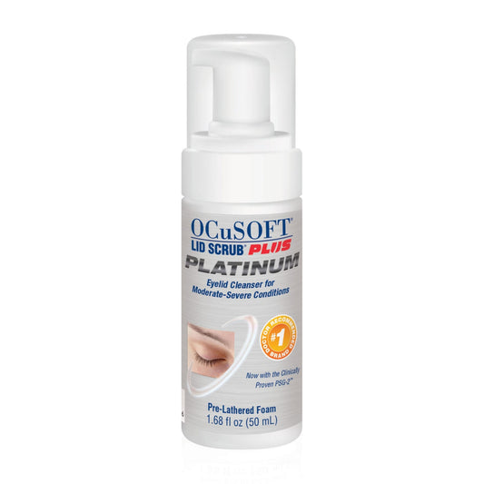Ocusoft Lid Scrub Plus Platinum Foam 50 ml
