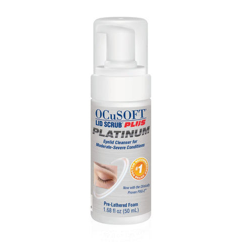Ocusoft Lid Scrub Plus Platinum Foam 50 Ml