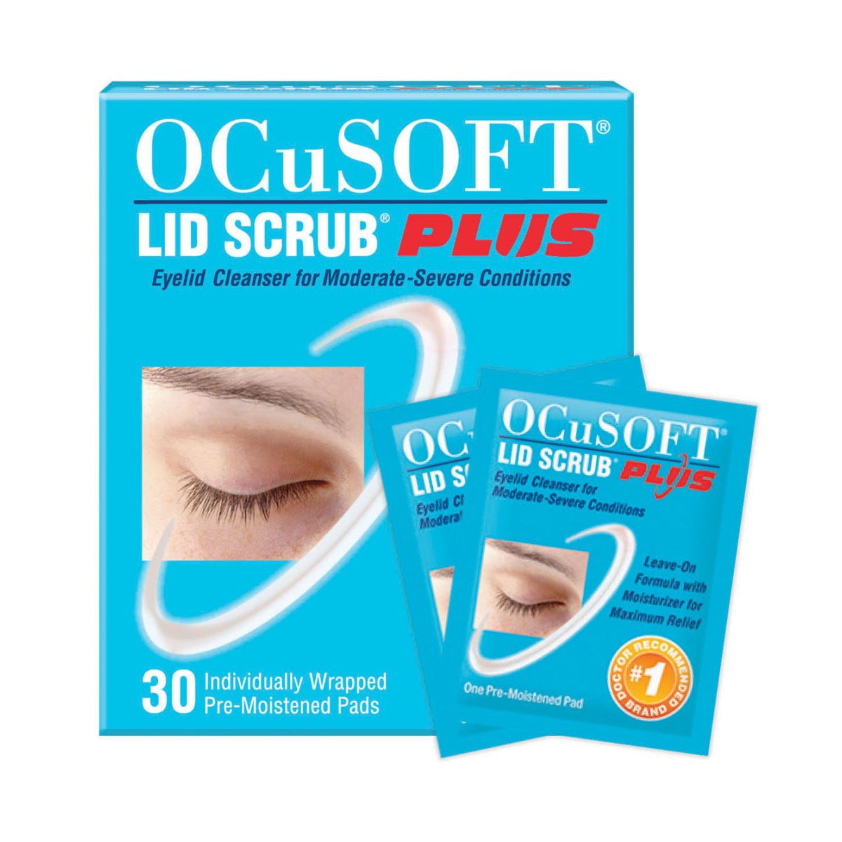 Ocusoft Lid Scrub Plus Pre-Moistened Pads - 30 Ct