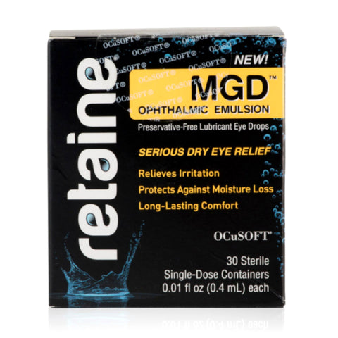 Retaine Mgd Ophthalmic Emulsion Eye Drops – 30 Single-Dose Vials